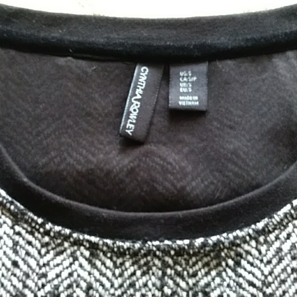 Cynthia Rowley Mixed Media Tweed Top Sz S EUC - Picture 2 of 8